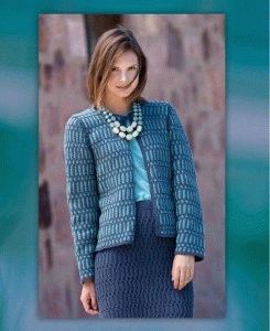  knitted two piece suit