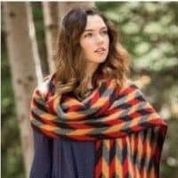 Knitted wrap-free knitting pattern