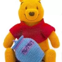 knitted winnie the pooh