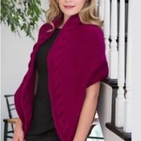 Reversible Cable Wrap-free knitting pattern