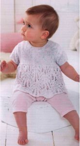 Free knitting pattern Baby twinset