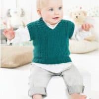 Boys’ tank top-free knitting pattern