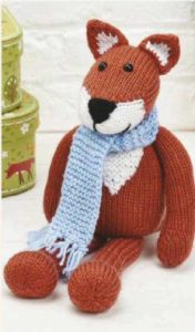 WINTER FOX- free knitted pattern 