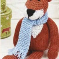 WINTER FOX- free knitted pattern