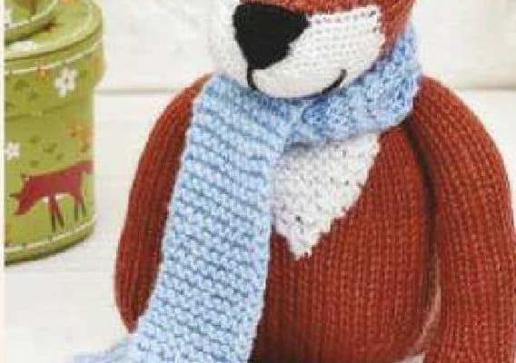 WINTER FOX- free knitted pattern