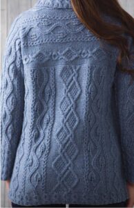 CABLES STOPHER TUNIC-free knitting pattern