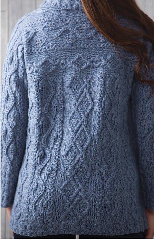 CABLES STOPHER TUNIC-free knitting pattern - Knitting and Crochet
