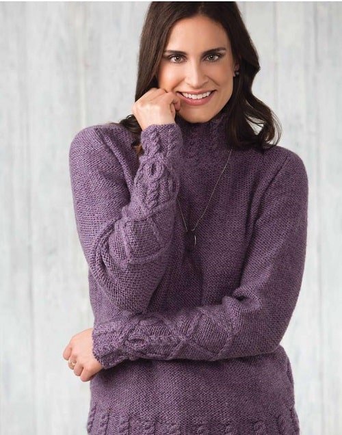 Beall Pullover-free knitting pattern - Knitting and Crochet