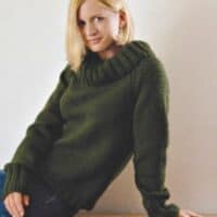 Ultra Raglan Sweater -free knitting pattern