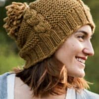 Cables Hat-free knitting pattern