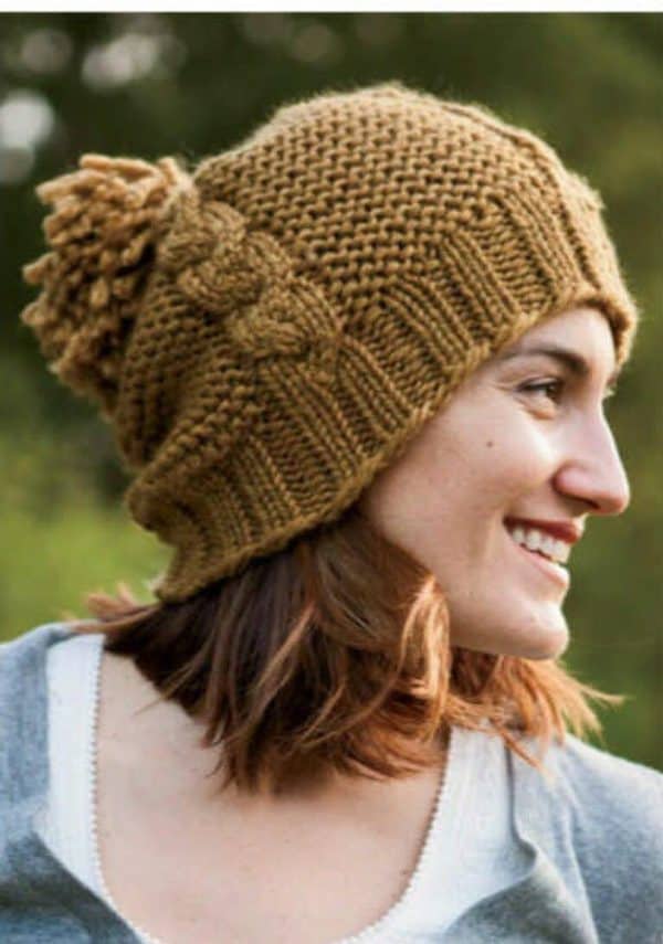 Cables Hat-free knitting pattern