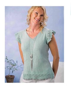 Free knitting pattern-Knitted Tank top