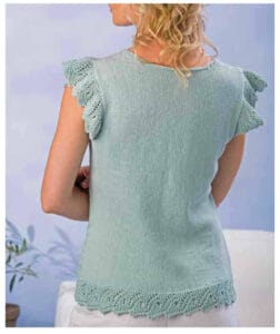 Free knitting pattern-Knitted Tank top