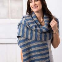 Shawl wrap-knitting pattern