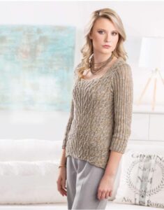 Donna pullover-knitting pattern