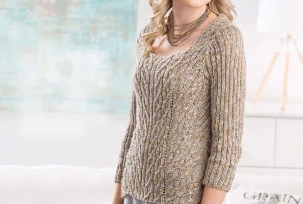 Donna pullover-knitting pattern