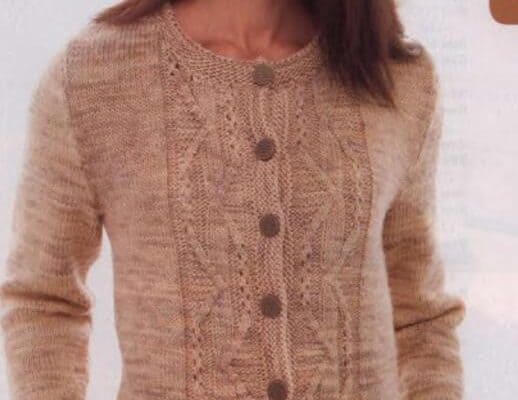 Cozy knitted cardigan