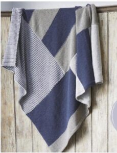  Reverse blanket- free knitting pattern