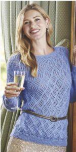 Lace jumper-free knitting pattern