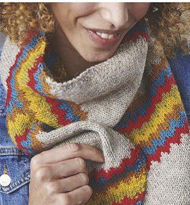 Striped scarf- knitting pattern