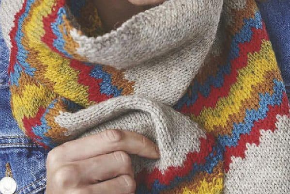 Striped scarf- knitting pattern