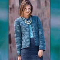 knitted two piece suit